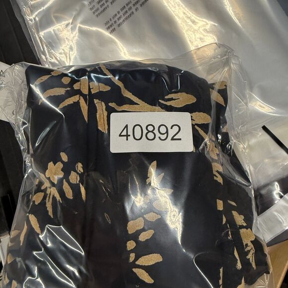 Designs Dress Women 22/24 Plus Black Floral Shift Midi Sleeveless Lined Casual - Picture 6 of 6